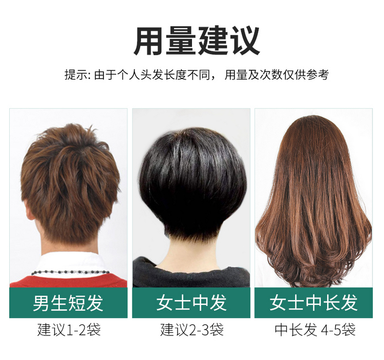 韩愢珍花油5D泡泡染发剂2盒-自然黑
