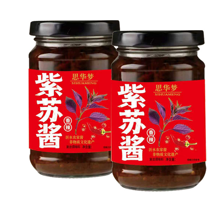 思华梦紫苏酱12瓶家庭装