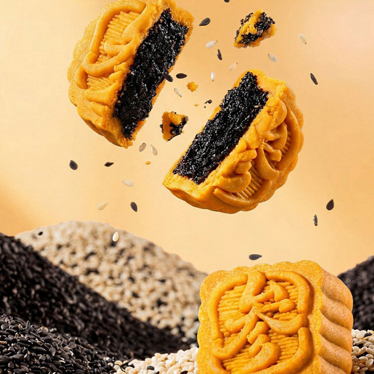 思华梦无糖全麦黑芝麻糕10盒家庭装